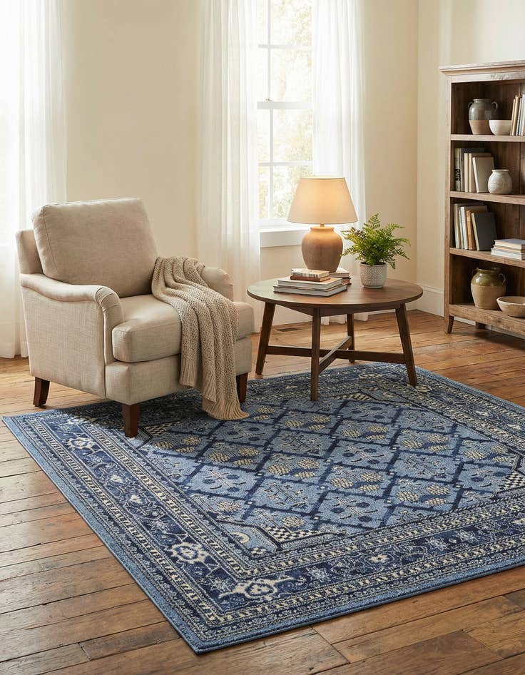 Detail image of 6' x 6' Miranda Square Rug