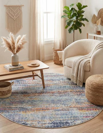 5' 2 x 5' 2 Malibu Round Rug