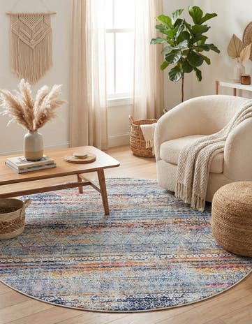 5' 2 x 5' 2 Malibu Round Rug