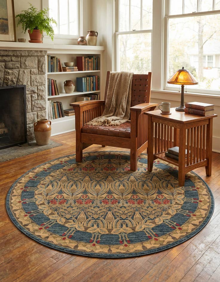 Detail image of 7' x 7' Chelsea Round Rug