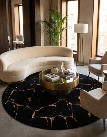 10' x 10' Vogue Geo Round Rug