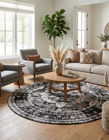 7' 10 x 7' 10 Monte Carlo Round Rug