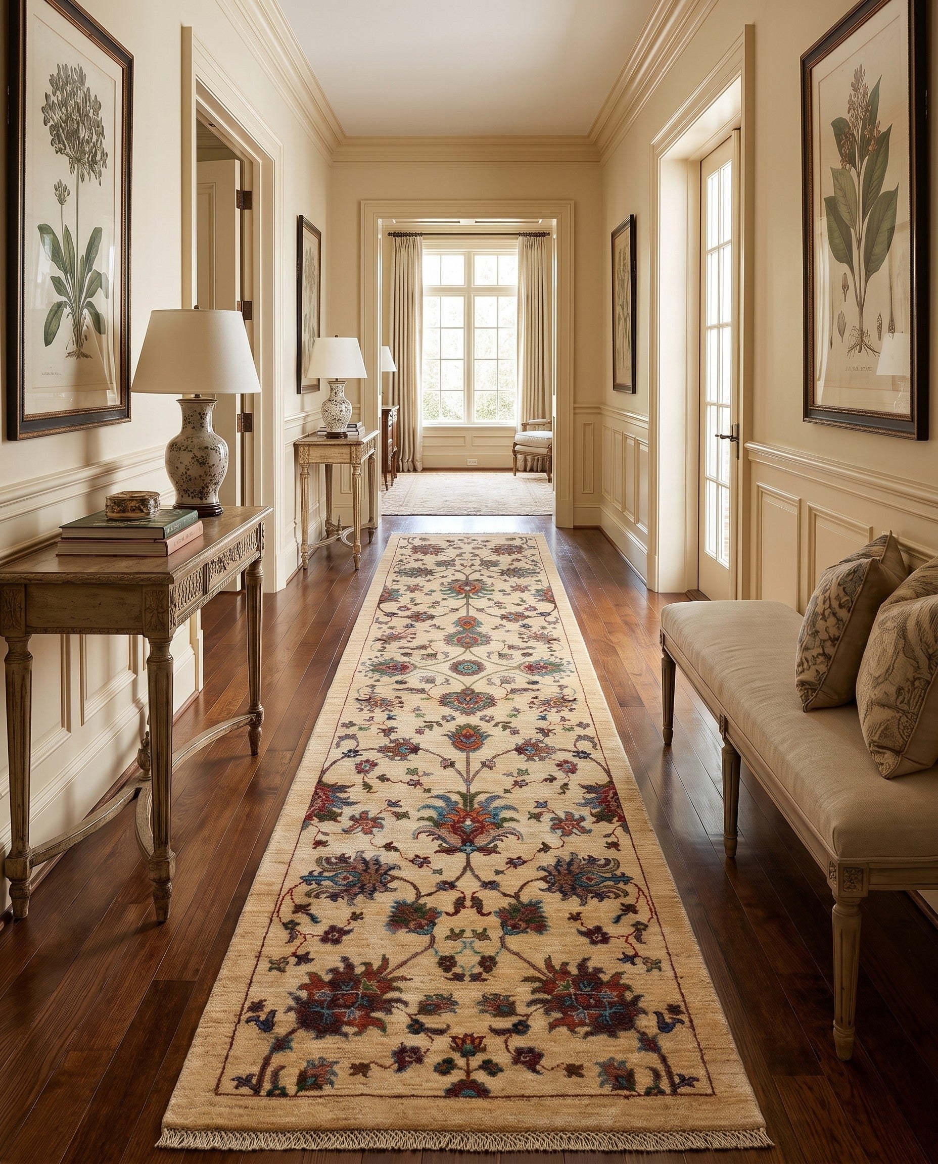 2' 6 x 10' 1 Hand Knotted Ariana Ziegler Runner Rug