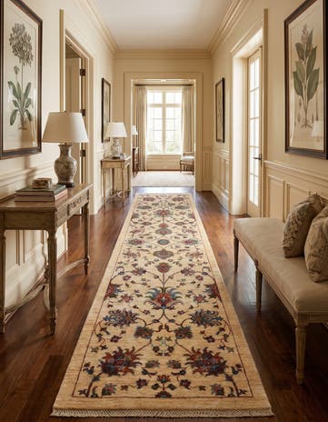 2' 6 x 10' 1 Hand Knotted Ariana Ziegler Runner Rug