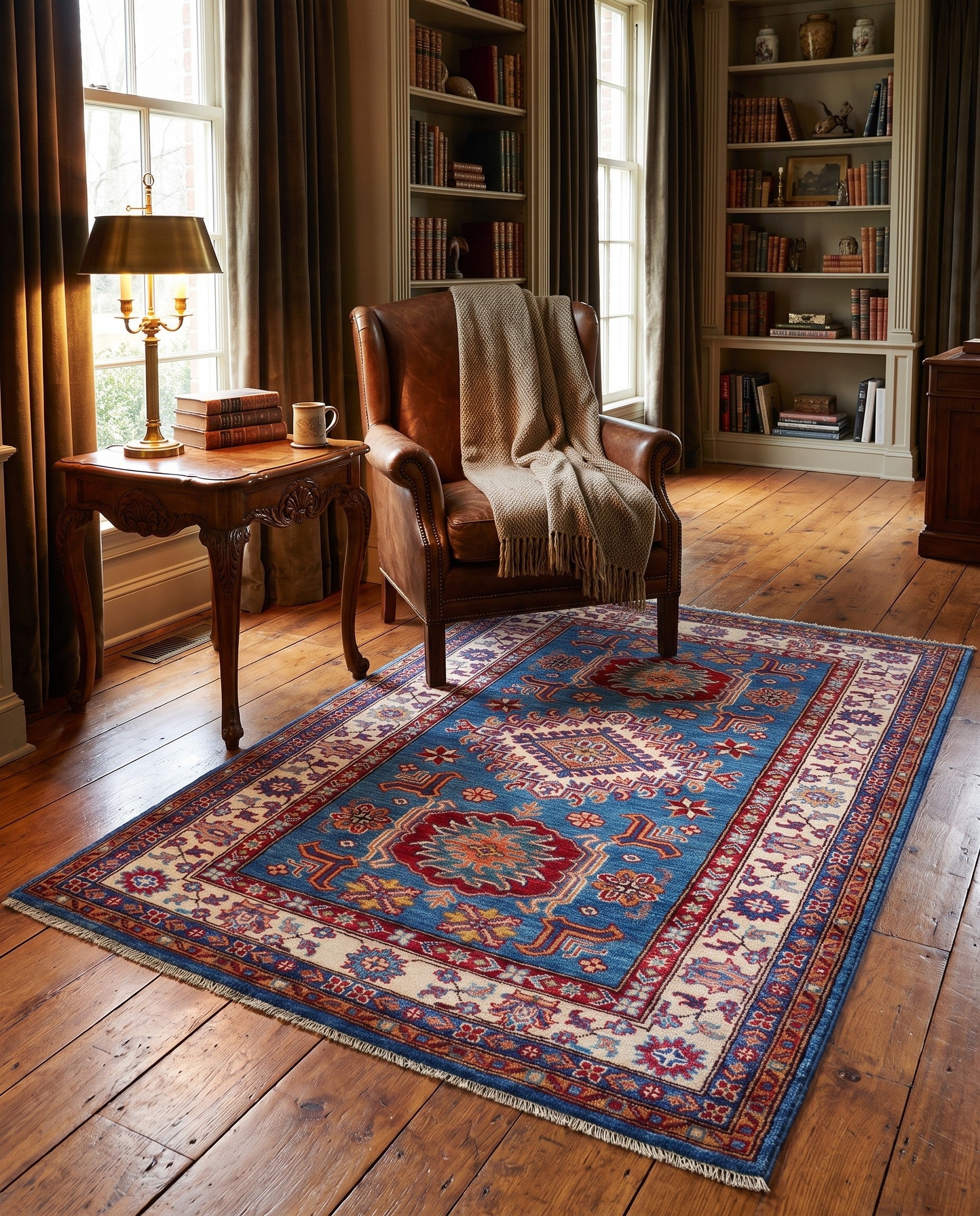 3' 3 x 5' 1 Hand Knotted Kazak Rug