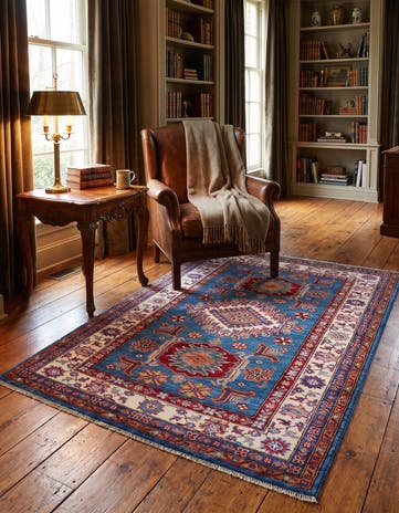 3' 3 x 5' 1 Hand Knotted Kazak Rug