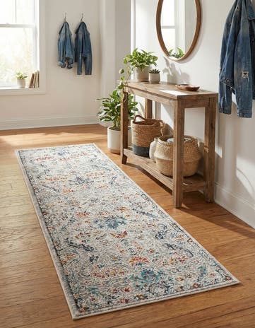 Ivory Budapest Runner Rug