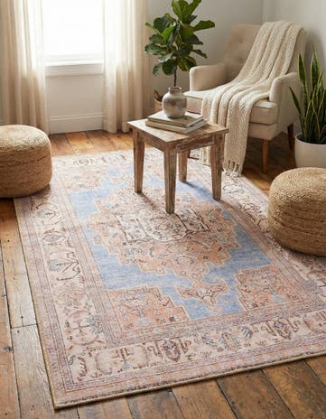 3' 6 x 5' 6 Washable Timeless Rug