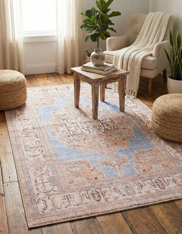 3' 6 x 5' 6 Washable Timeless Rug