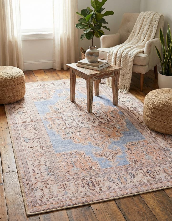 3' 6 x 5' 6 Washable Timeless Rug