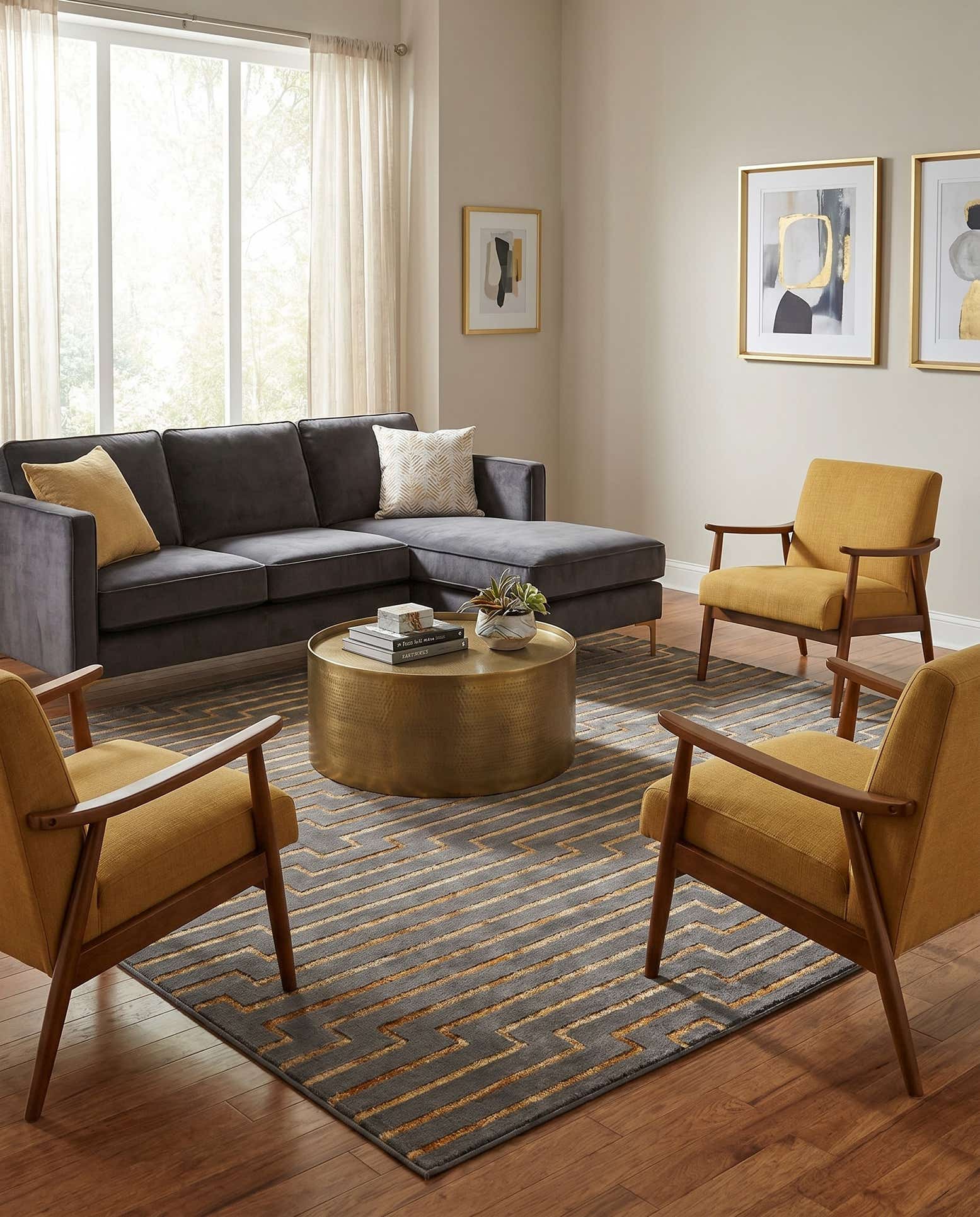 10' x 10' Vogue Geo Square Rug
