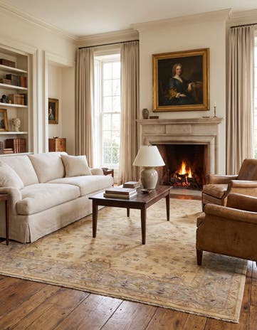 8' 2 x 9' 7 Hand Knotted Ziegler Rug