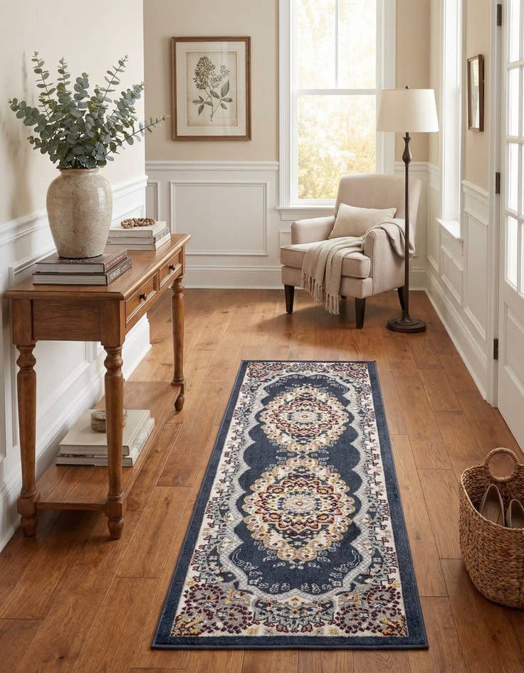 Detail image of 2' x 6' Kamala Washable Runner Rug