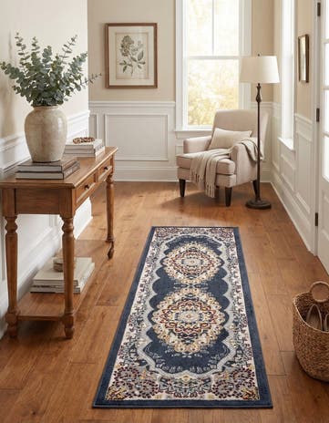 2' x 6' Kamala Washable Runner Rug