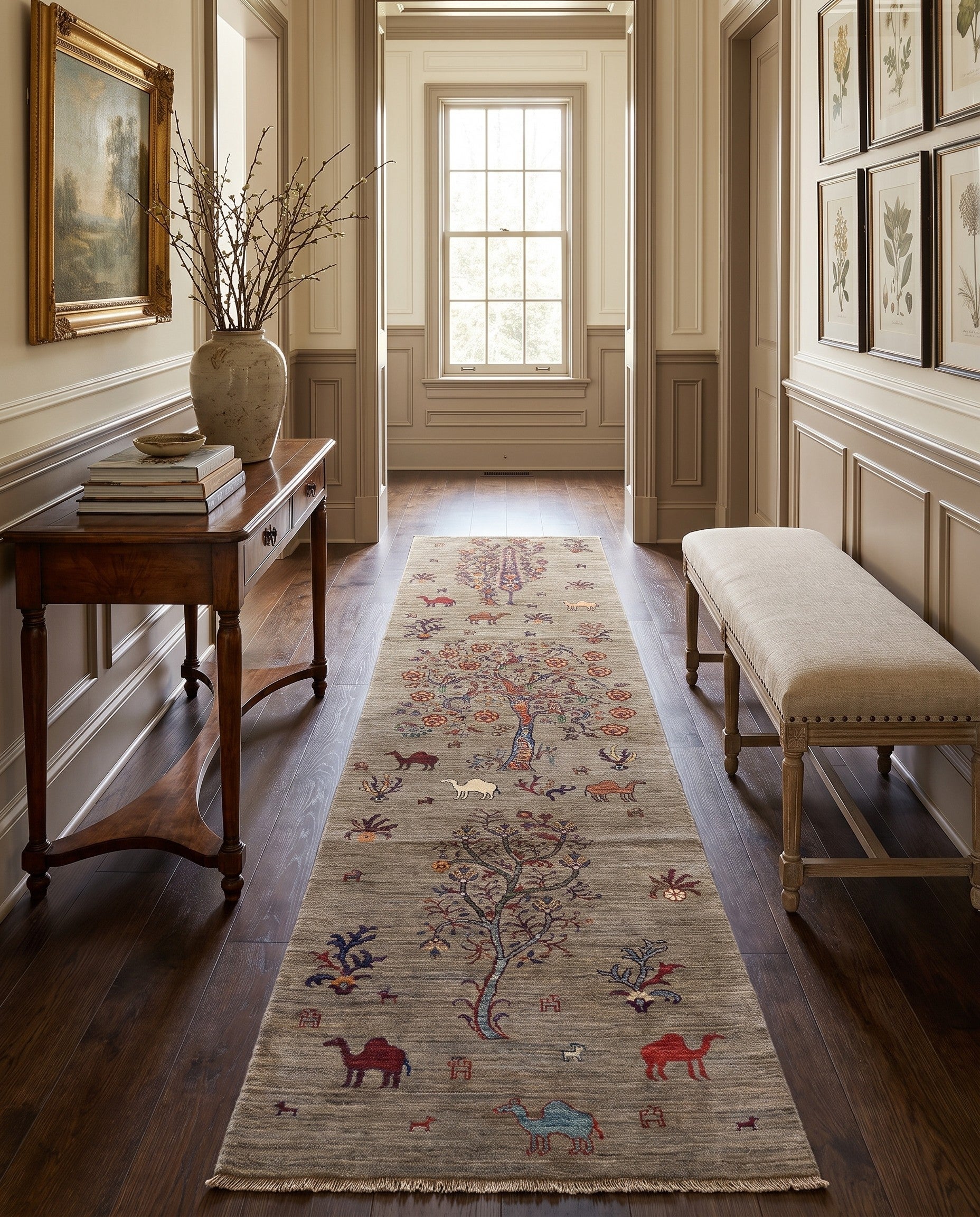 2' 7 x 11' 1 Hand Knotted Ariana Ziegler Runner Rug