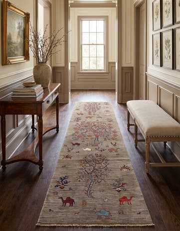 2' 7 x 11' 1 Hand Knotted Ariana Ziegler Runner Rug