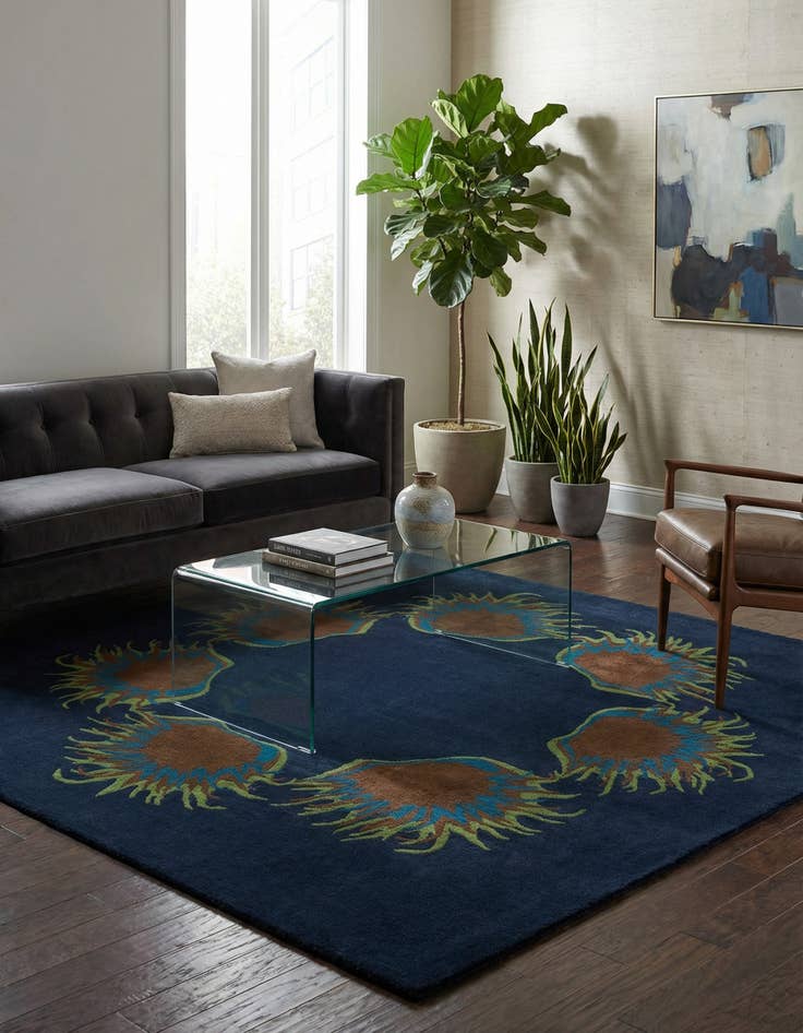 Detail image of 7' 6 x 7' 7 Luna Square Rug