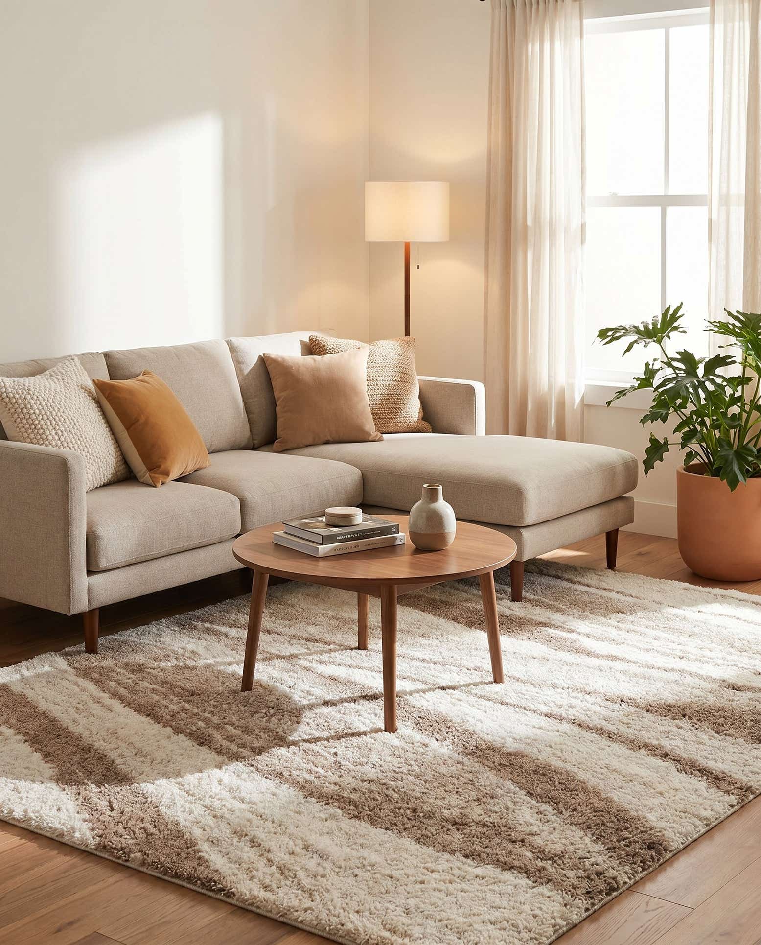 5' 3 x 8' Soft Touch Shag Rug