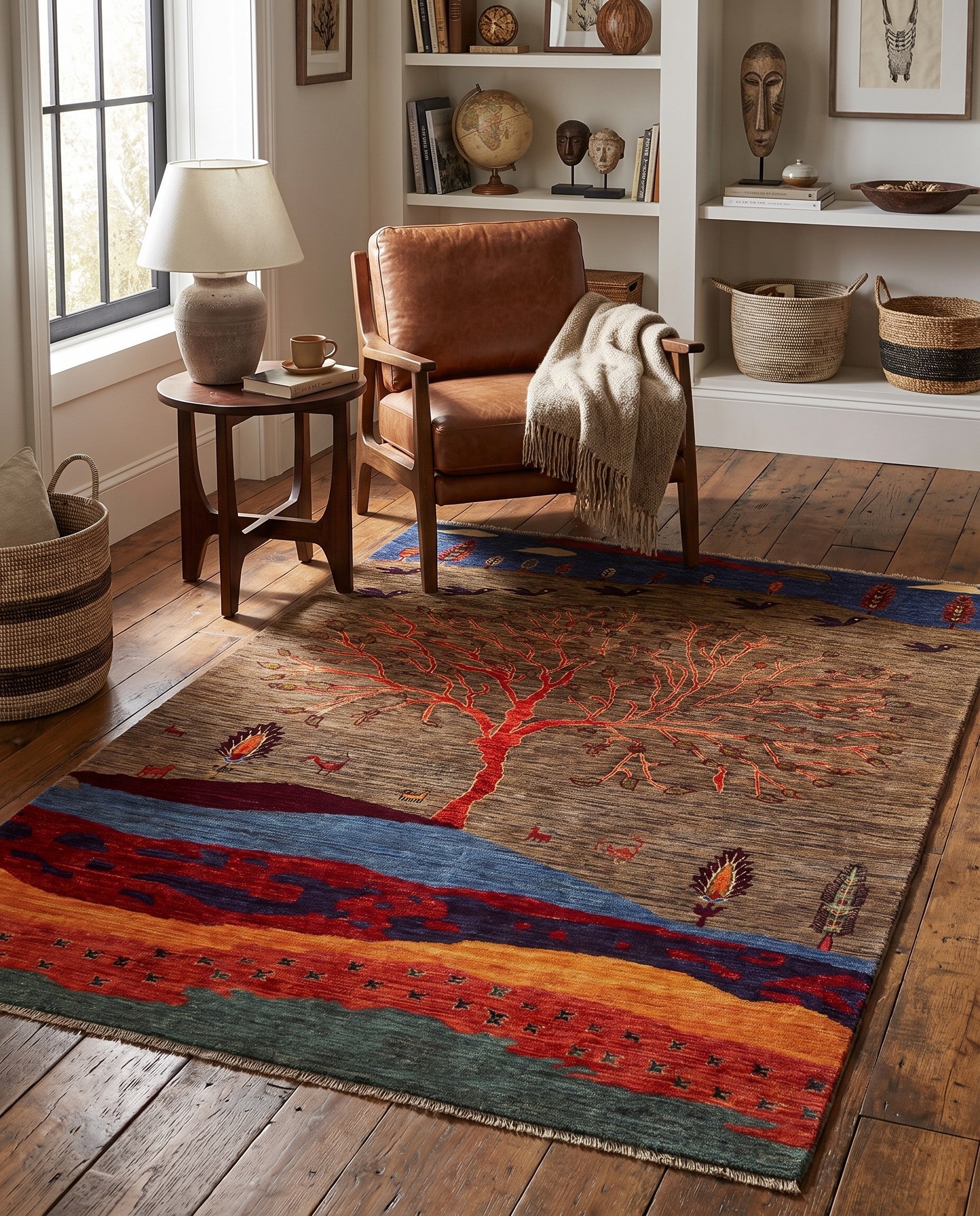 5' 2 x 6' 10 Hand Knotted Ariana Ziegler Rug