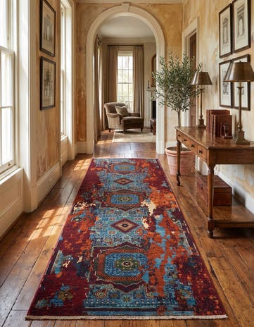 2' 10 x 8' 4 Hand Knotted Mamluk Ziegler Runner Rug