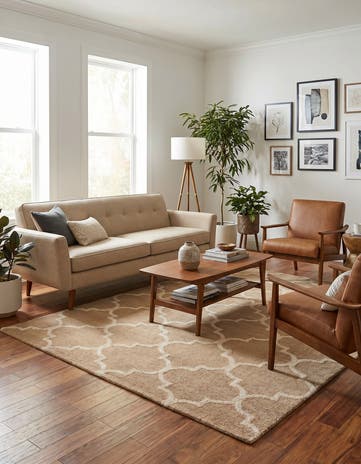 5' 1 x 7' 10 Luna Wool Rug
