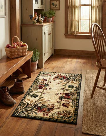 2' x 3' Pastoral Rug