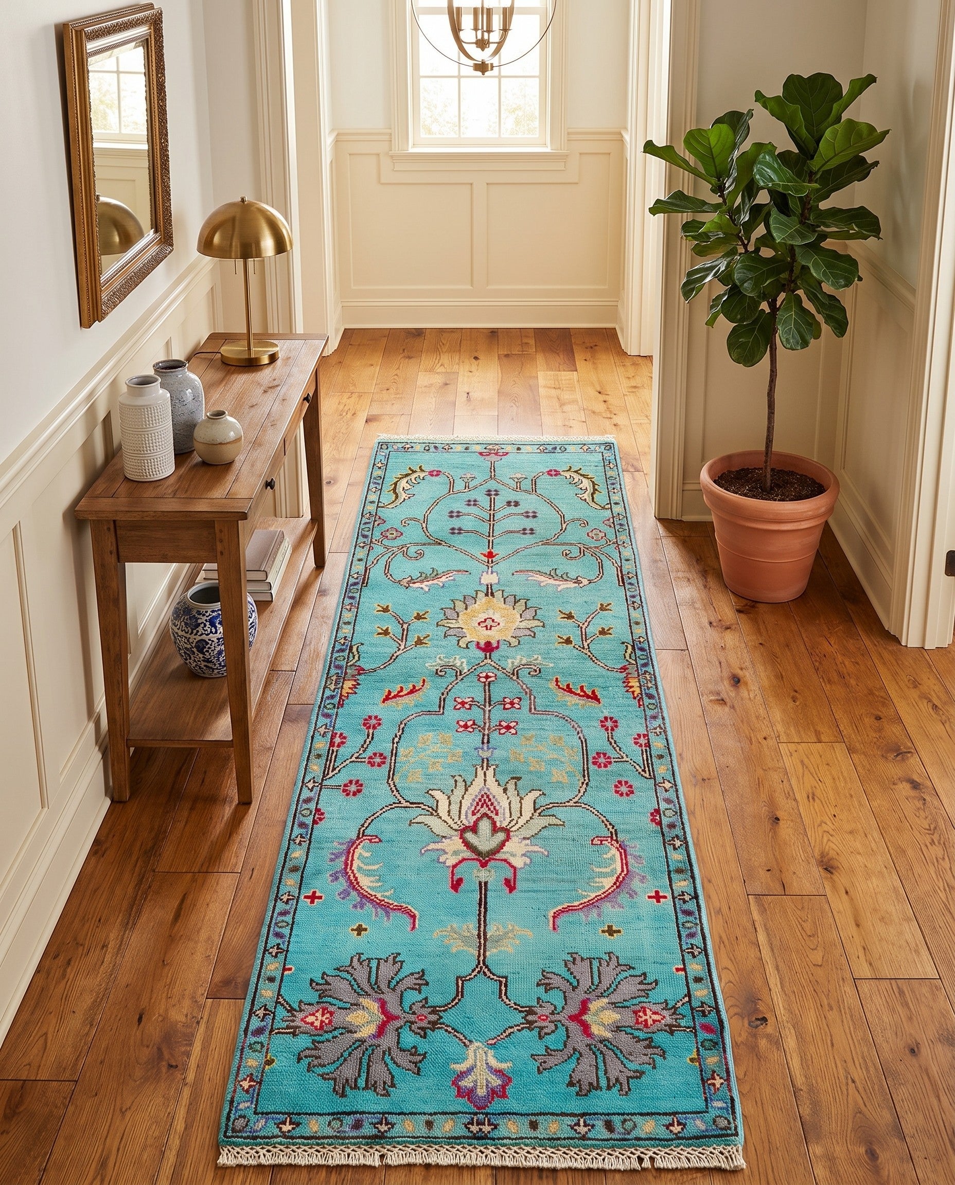 2' x 5' 8 Hand Knotted Kazak Runner Rug