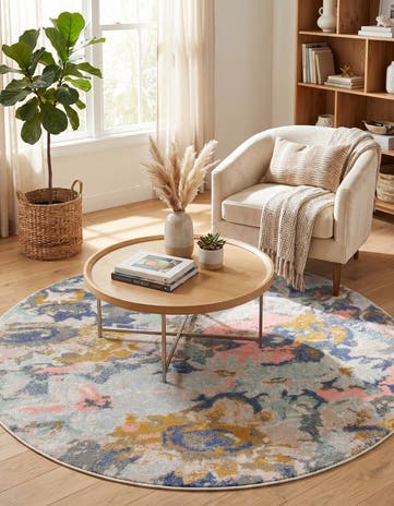 Lotus Round Rug