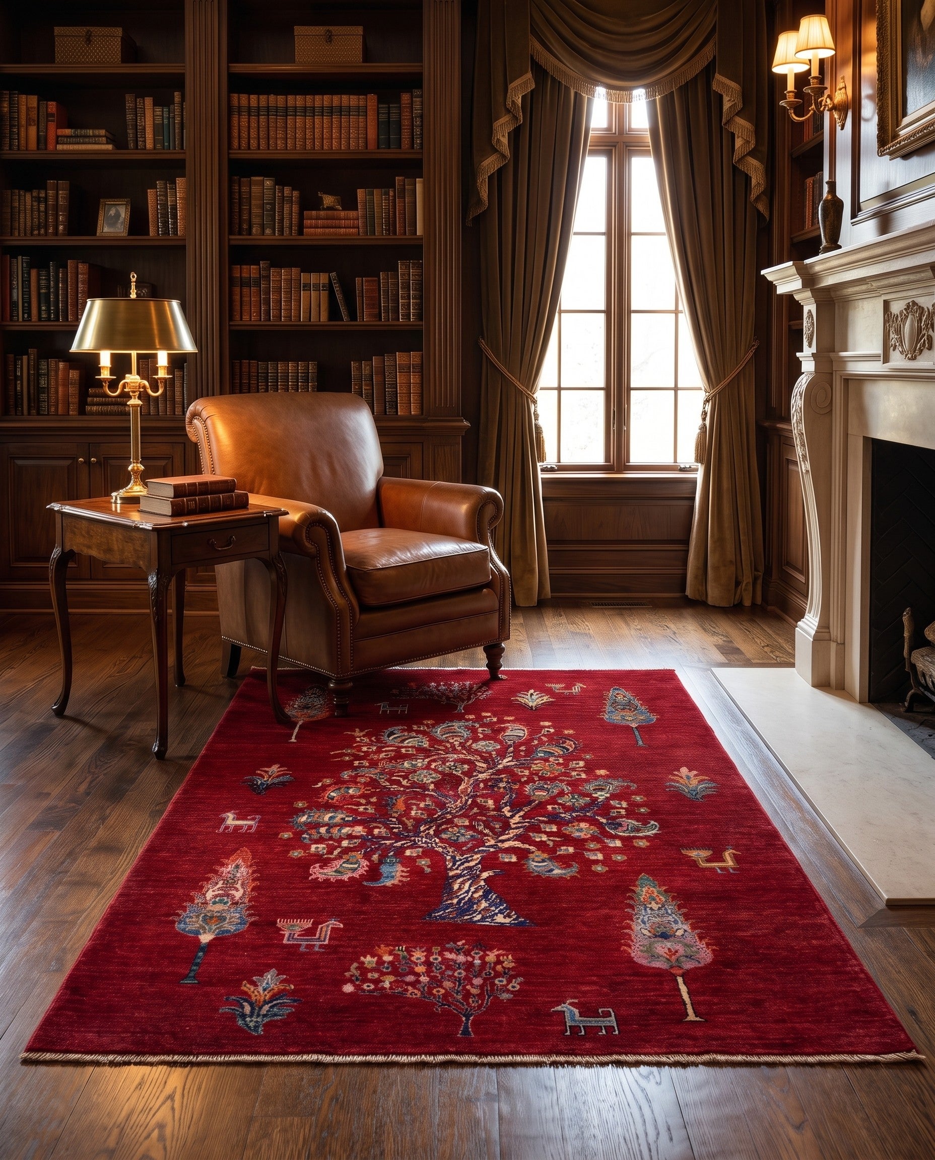 4' 4 x 5' 10 Hand Knotted Ariana Ziegler Rug