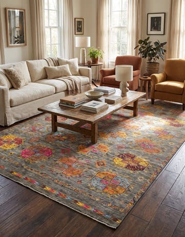 6' 9 x 9' 10 Hand Knotted Ariana Ziegler Rug