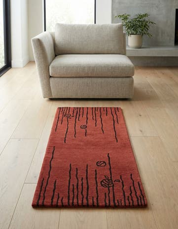 2' 3 x 4' 7 Hand Knotted Nepal Wool Rug
