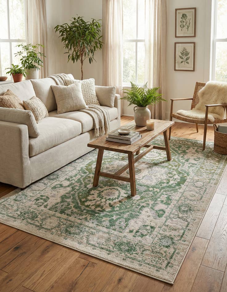 Detail image of 5' x 8' Madeline Vintage Rug