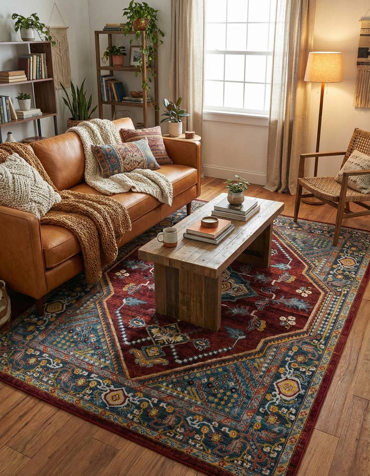 Detail image of 7' x 10' Kamala Washable Rug