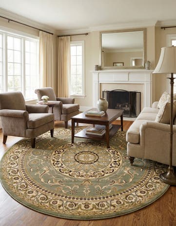 7' 10 x 7' 10 Chateau Round Rug