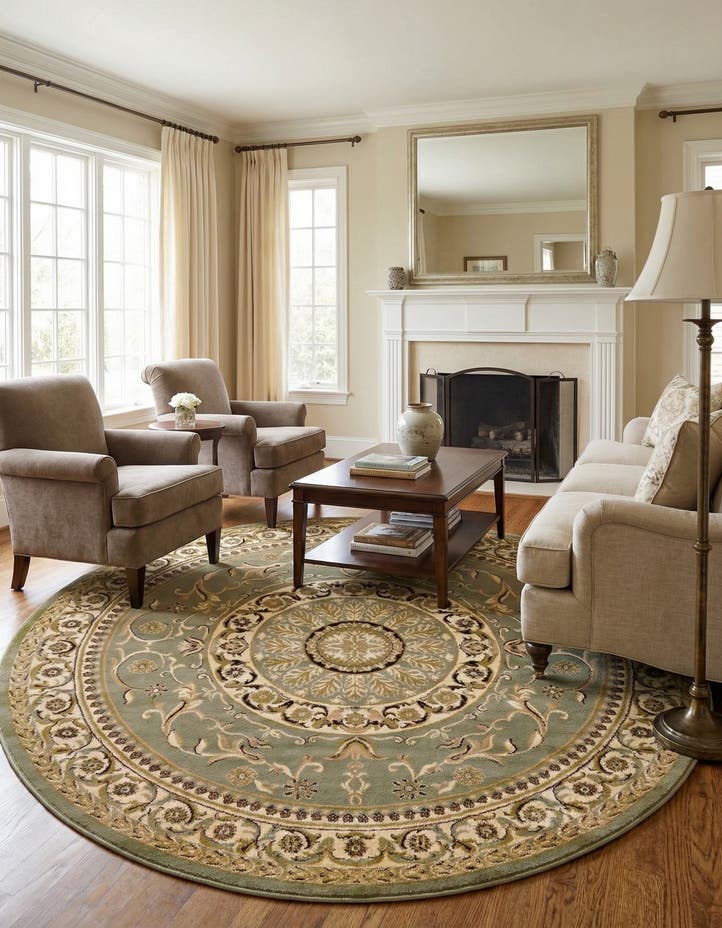 7' 10 x 7' 10 Chateau Round Rug