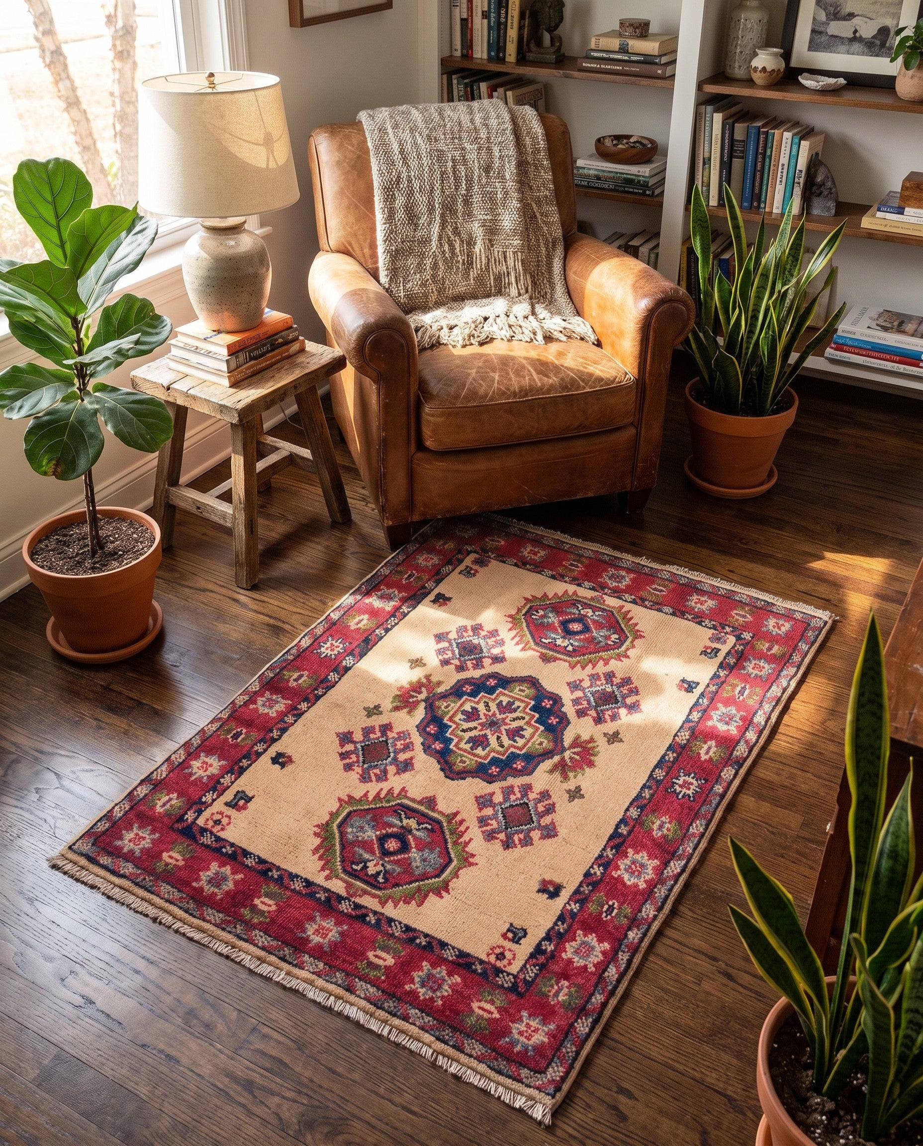 2' 2 x 3' 1 Hand Knotted Kazak Rug