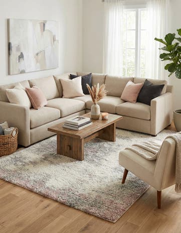 5' 3 x 8' Soft Touch Shag Rug