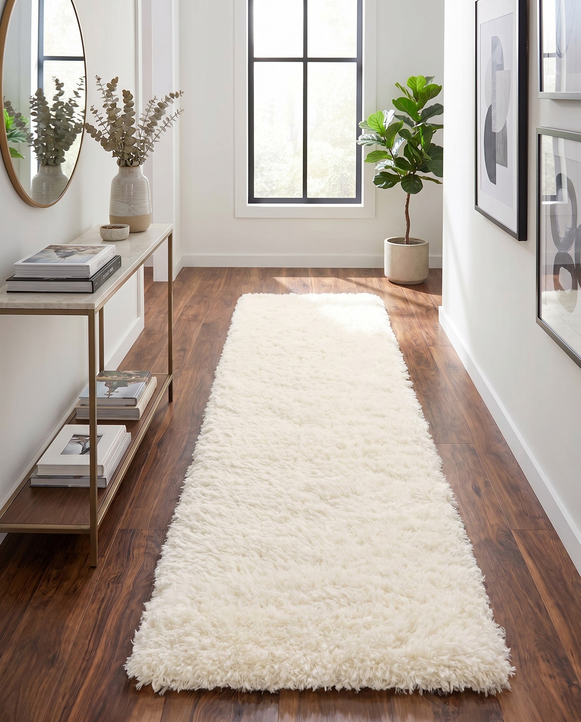 2' 7 x 12' Infinity Shag Runner Rug