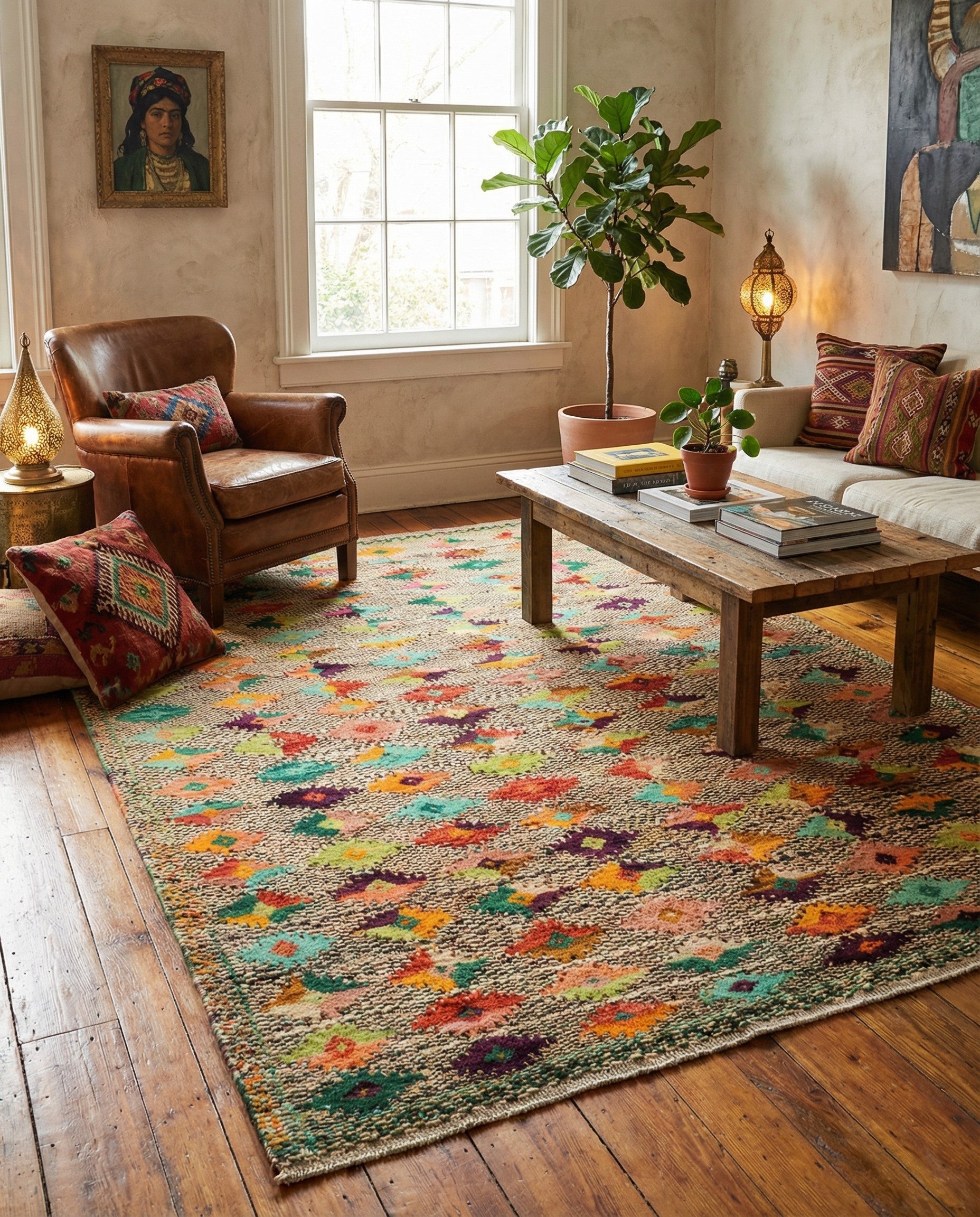 6' x 7' 11 Hand Knotted Balouch Wool Rug