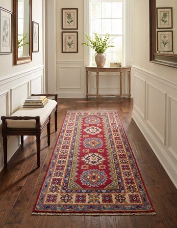 2' 6 x 6' 7 Hand Knotted Kazak Runner Rug