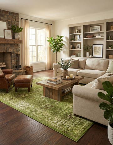 Green Ankara Rug