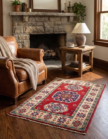 2' 2 x 3' 1 Hand Knotted Kazak Rug