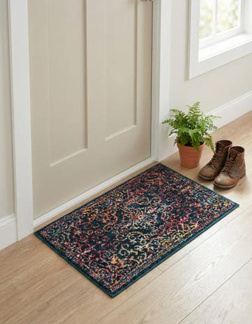 Navy Blue Madeline Rug
