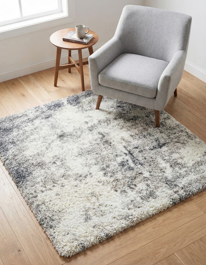 4' x 4' Soft Touch Shag Square ...