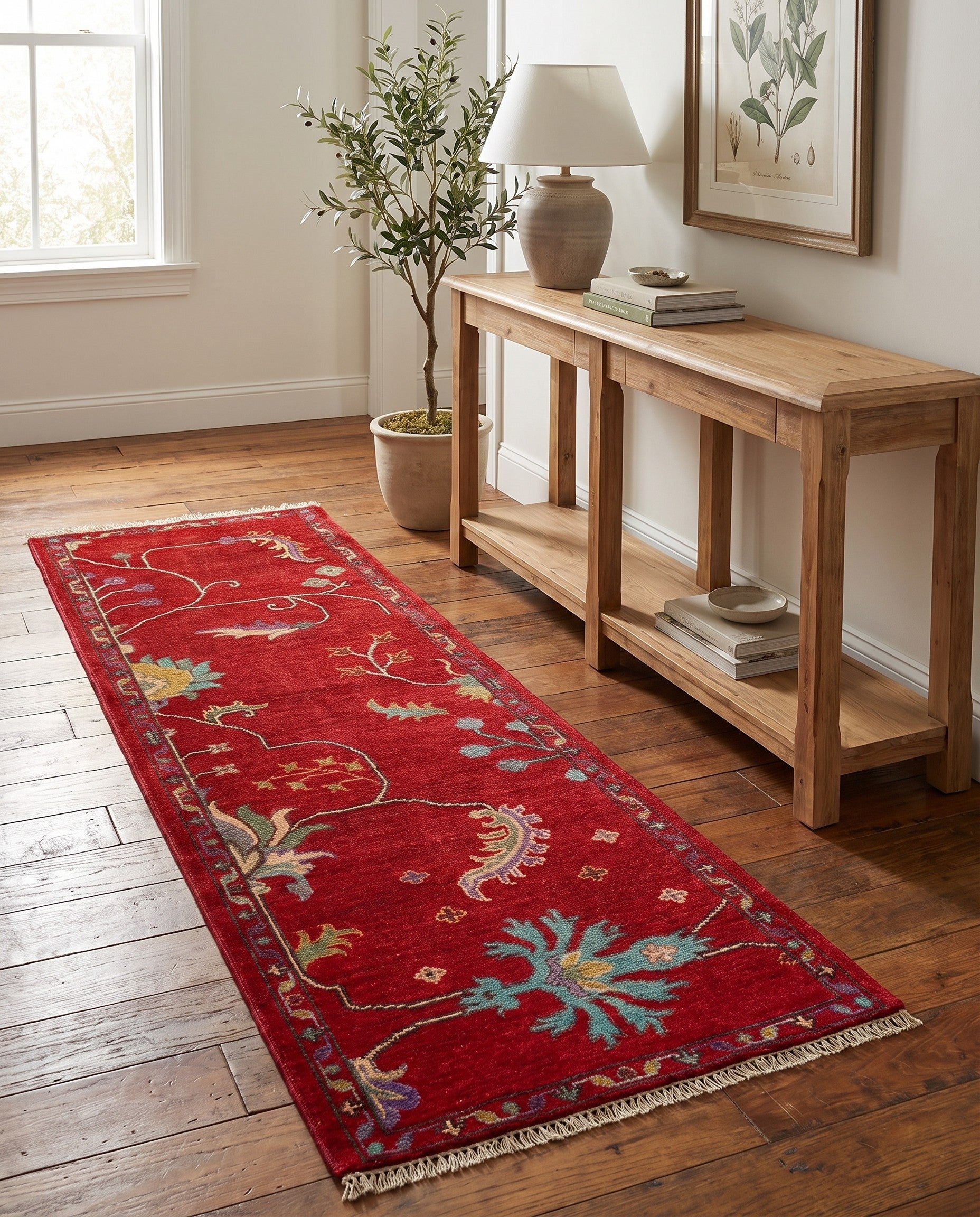 1' 10 x 5' 9 Hand Knotted Kazak Runner Rug