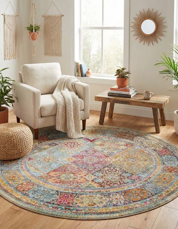6' x 6' Santiago Round Rug