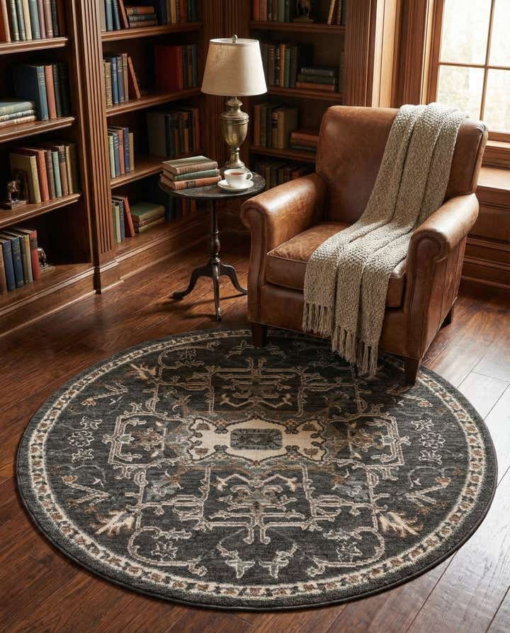 5' x 5' Grand Tradition Round Rug