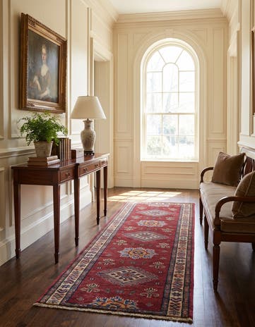 2' x 6' Hand Knotted Kazak Runner Rug