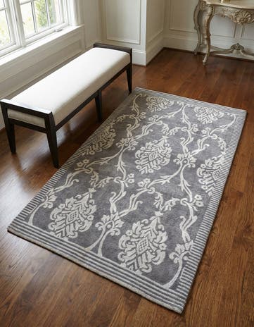 3' 1 x 4' 11 Hand Knotted Darya Wool Rug