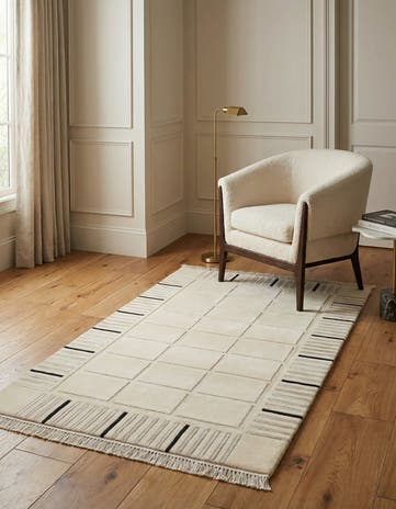 3' x 4' 11 Hand Knotted Darya Wool Rug